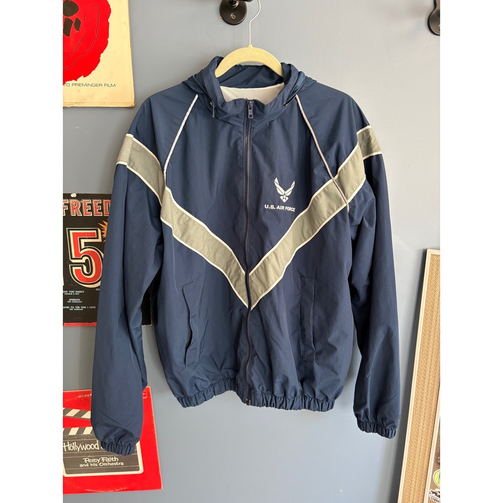 US Air Force PTU Windbreaker Jacket Medium Regular USAF Military Skilcraft M